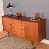 Restored Long A.Younger Afromosia And Teak Retro Sideboard