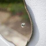 Art Deco mirror, wall mirror, cloud mirror, beveled mirror