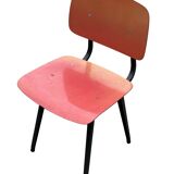 Vintage set of 4x Friso Kramer Revolt chairs Ahrend de Cirkel dutch design