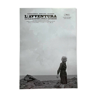 Cinema poster "L'Avventura" Monica Vitti, Michelangelo Antonioni 42x60cm