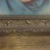 Set of two chromo-lithographs Sacred Heart Jesus Immaculate Heart Mary