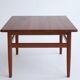 Table basse en teck vintage années 60-70