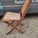 Folding chair wood