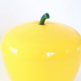 Ice cube tray, vintage yellow apple