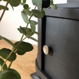 Black Art Deco Bedside