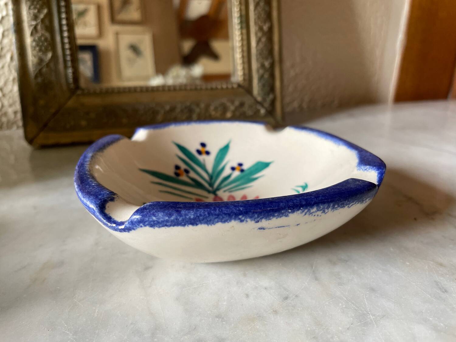 Vintage Henriot Quimper Ashtray
