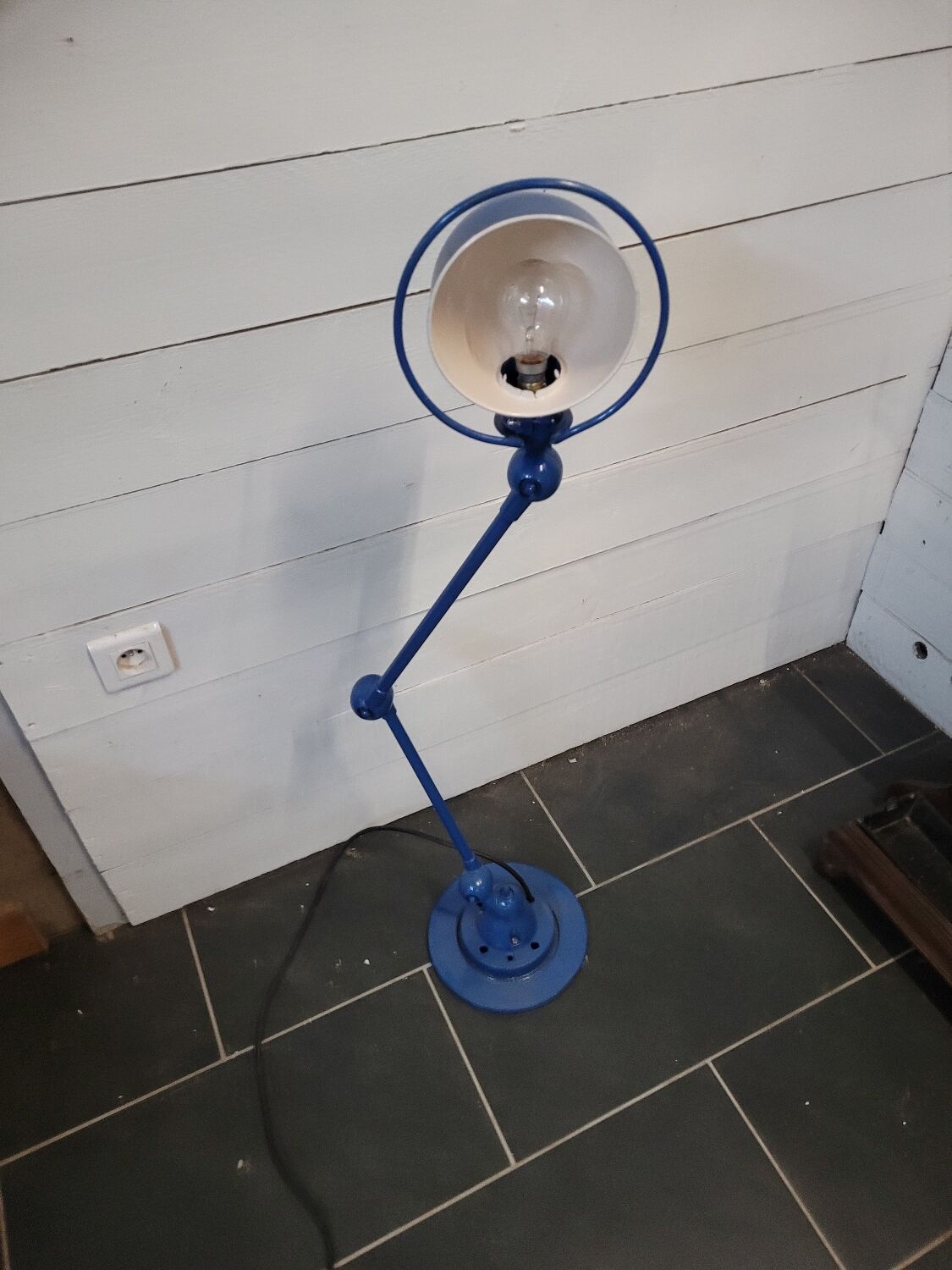 Old Jielde two-arm lamp