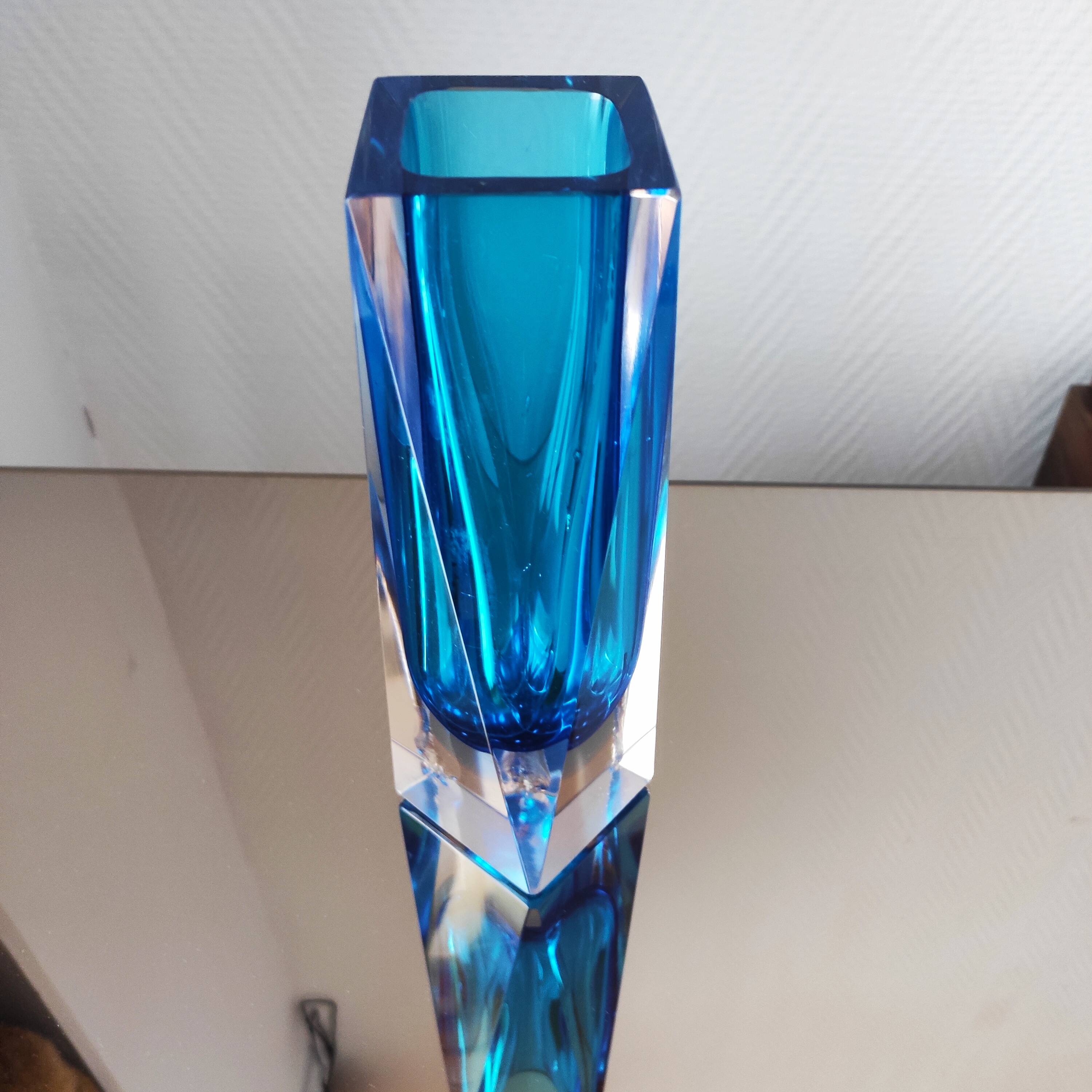 Vintage Murano Sommerso Vase