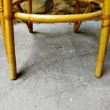 Suite of 4 chairs in rattan Louis Sognot