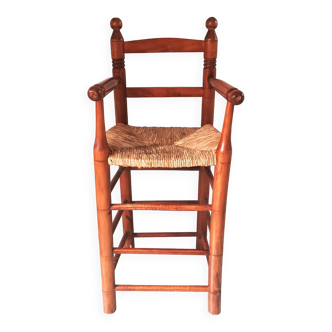 Straw high chair