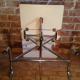 Vintage shapeica folding table and chrome feet 60/70
