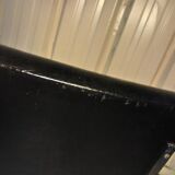Driver skaï black armchair