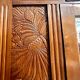 Large Parisian Art Deco wardrobe in solid oak – timeless elegance