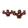 Pair of candleholders