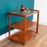 Retro Teak 1960s Meredew Drinks Serving Trolley