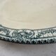 Large ironstone plate, Directoire, Salins.