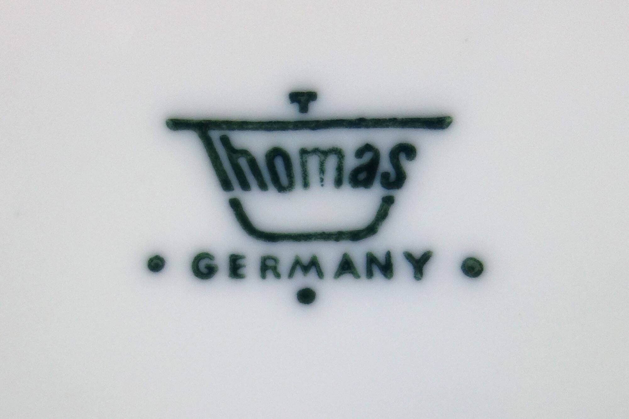 8 assiettes à dessert Thomas, Germany années 70