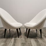 Paire de fauteuils du milieu du siècle restaurés
