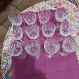Crystal wine glasses