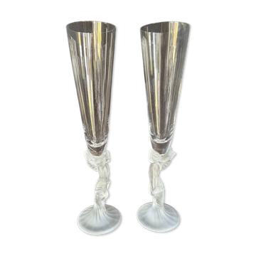 Champagne flutes Amour de Deutz sold in sets of 2.