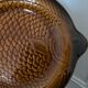 Sarreguemines service of 12 faience fish plates