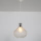 1960s Frosted glass hanging lamp from Austria