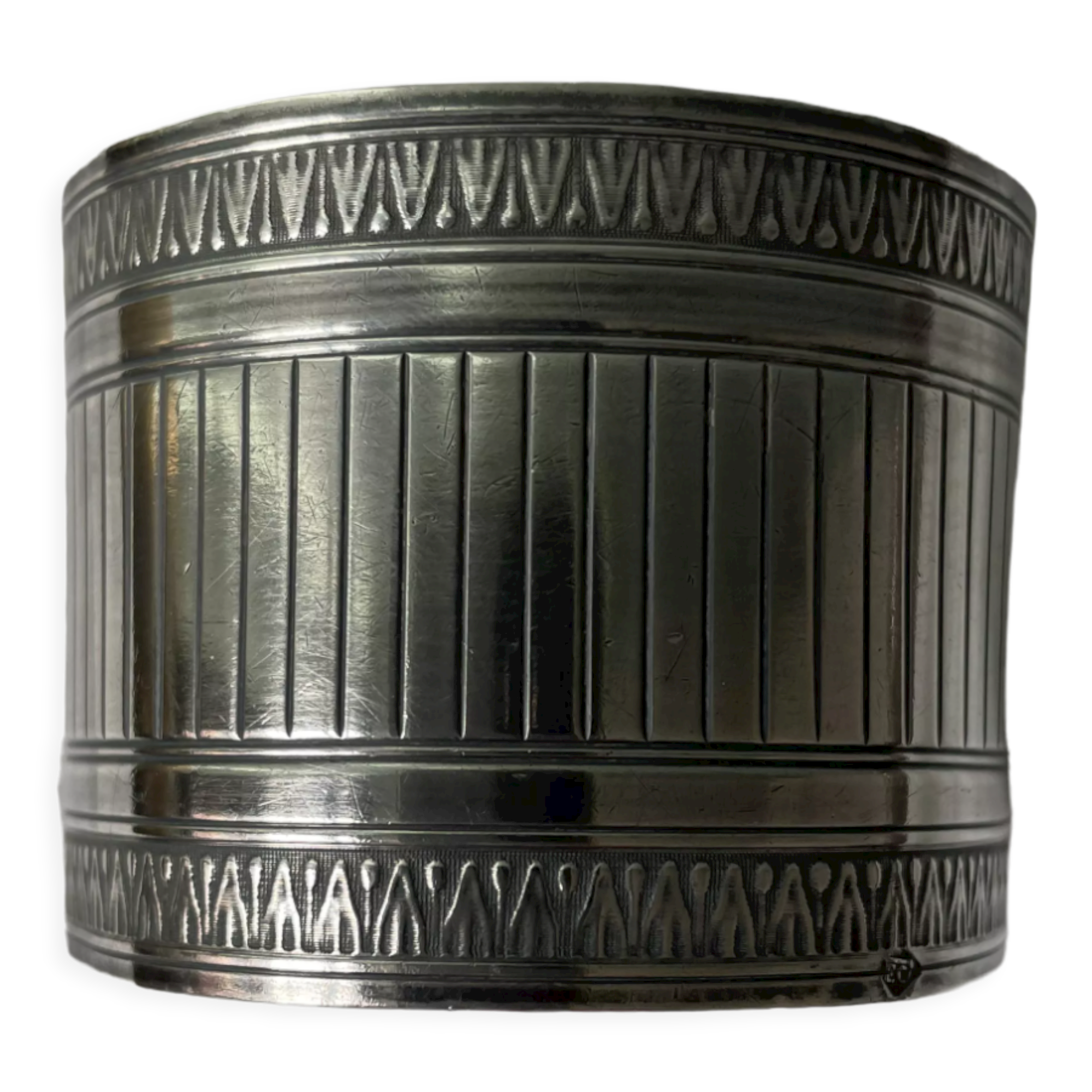 Old silver towel ring