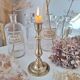 Bougeoir en laiton vintage
