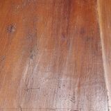 Chest of drawers of the 40s in walnut compass feet 3 drawers