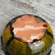 Bonbonniere en terre cuite vernissée