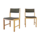 Jeu de chaises scandinave Suède 1960