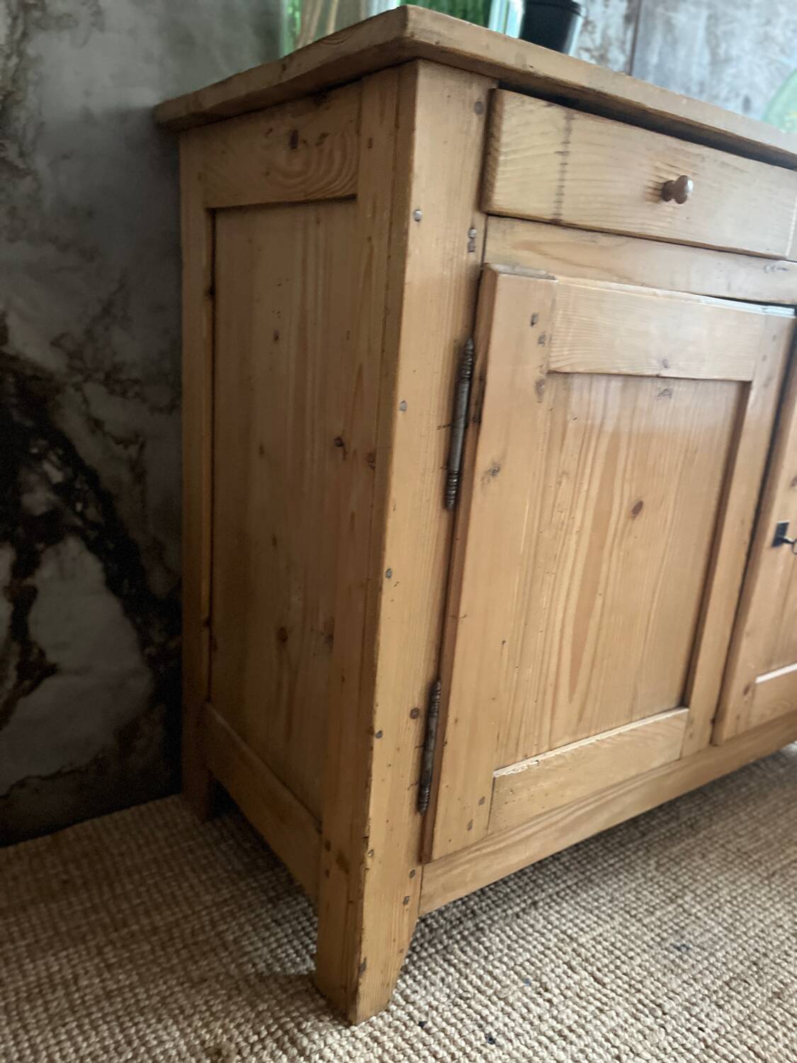 Parisian raw wood buffet