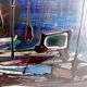 Tableau huile sur bois