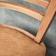 American architect's armchair in wood and cast iron from the 1930s