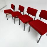 Set of 4 Pali dining chairs by Louis van Teeffelen, 1960s