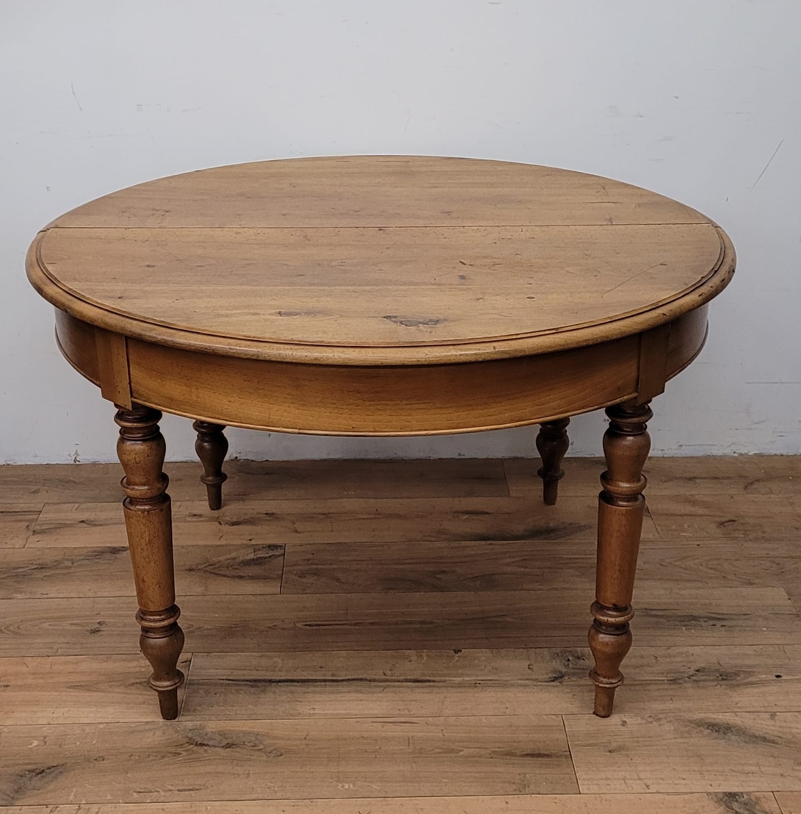 Wooden round table