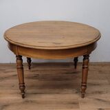 Wooden round table