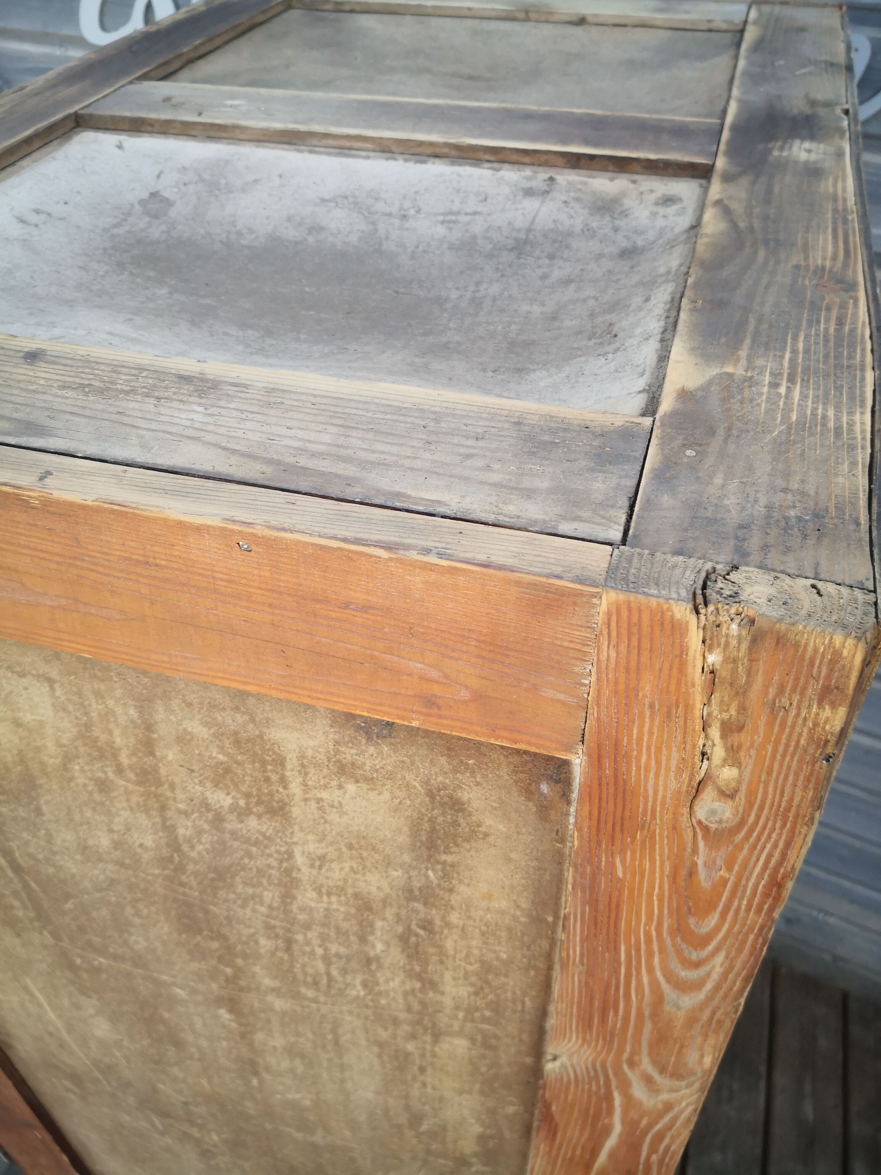 Coat rack cloakroom, Vintage wooden wardrobe