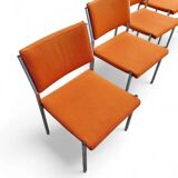 4 x Abraham Polak AP Originals chairs by Hein Salomonson 1960s