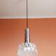 Suspension space age chrome and glass Germany 1970
