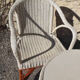 Wicker lounge