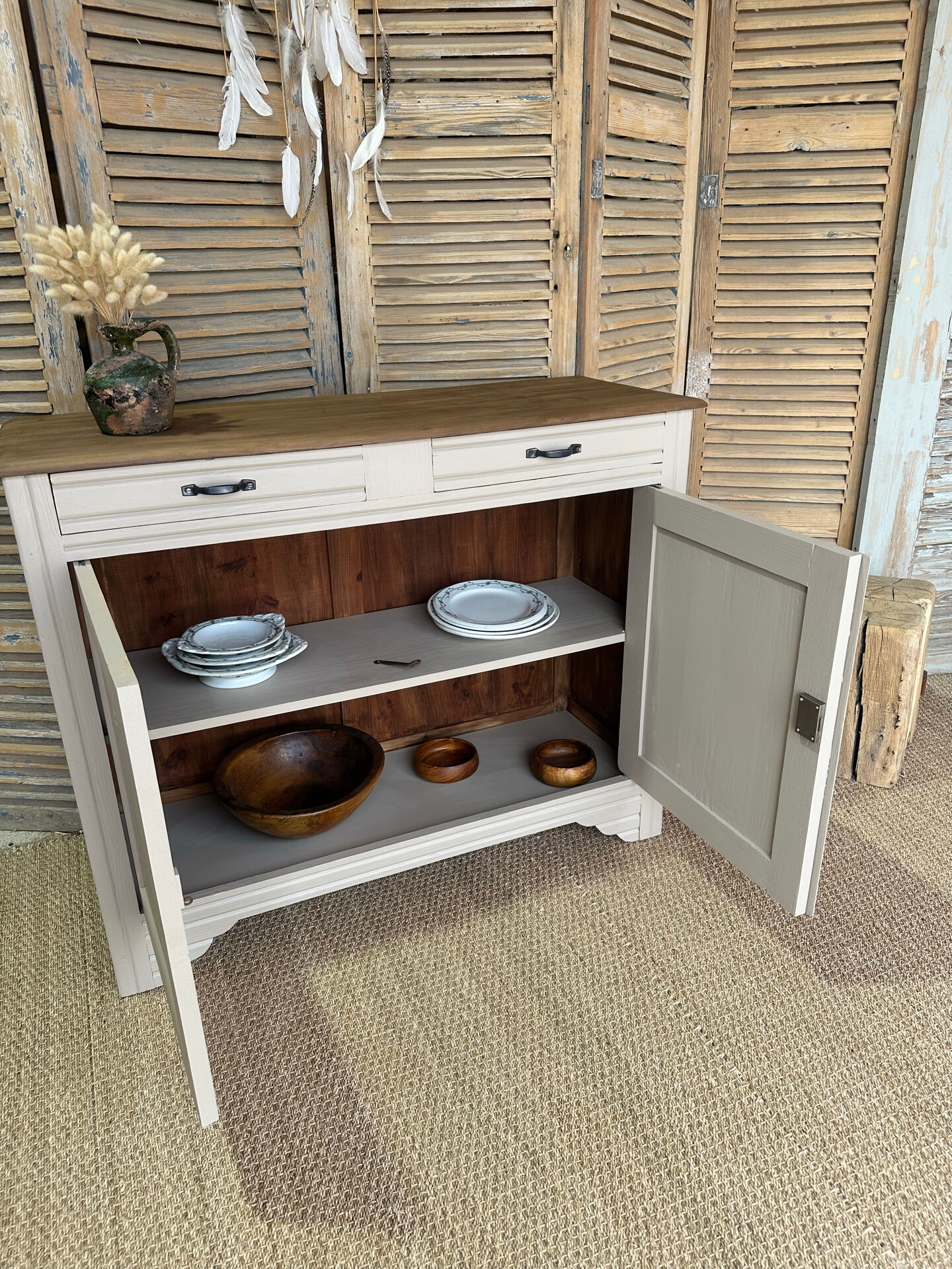 Antique buffet in Art Deco style