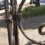 Wrought iron screen 3 leaves