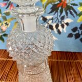 Molded glass decanter