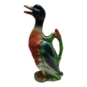 Duck pitcher in slip from St Clément