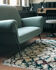 Canapé Sofa 1950's Gigi Radice pour Minotti bleu vert céladon