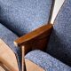 Vintage Blue Folding Cinema Chairs, 1970s Czechoslovakia