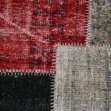7x10 distressed multciolor vintage rug 301x220cm