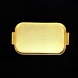 Vintage Carefree Gold Anodized Aluminum Tray - Made in England