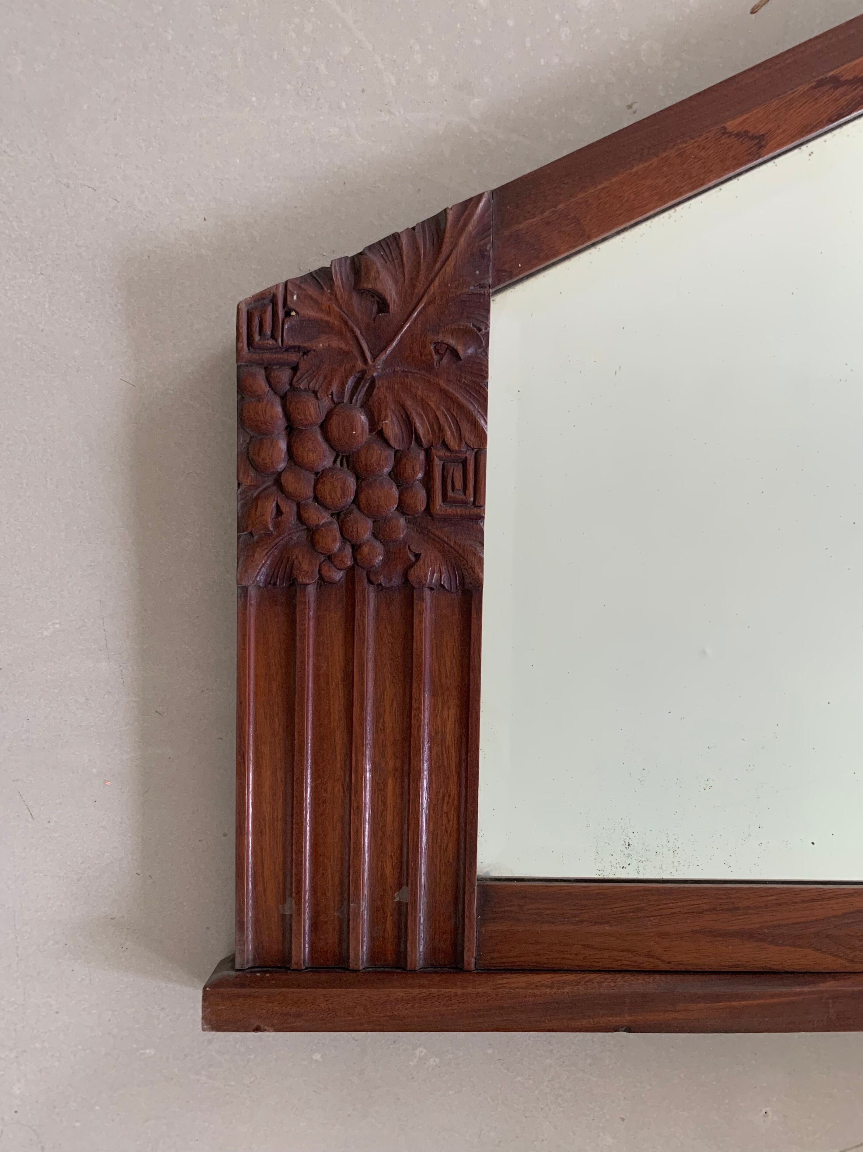 Art Deco buffet mirror 158cm